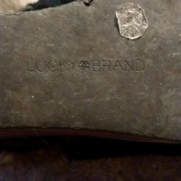 Lucky Brand Reevas Peep Toe Wedge Booties - Picture 5 of 5